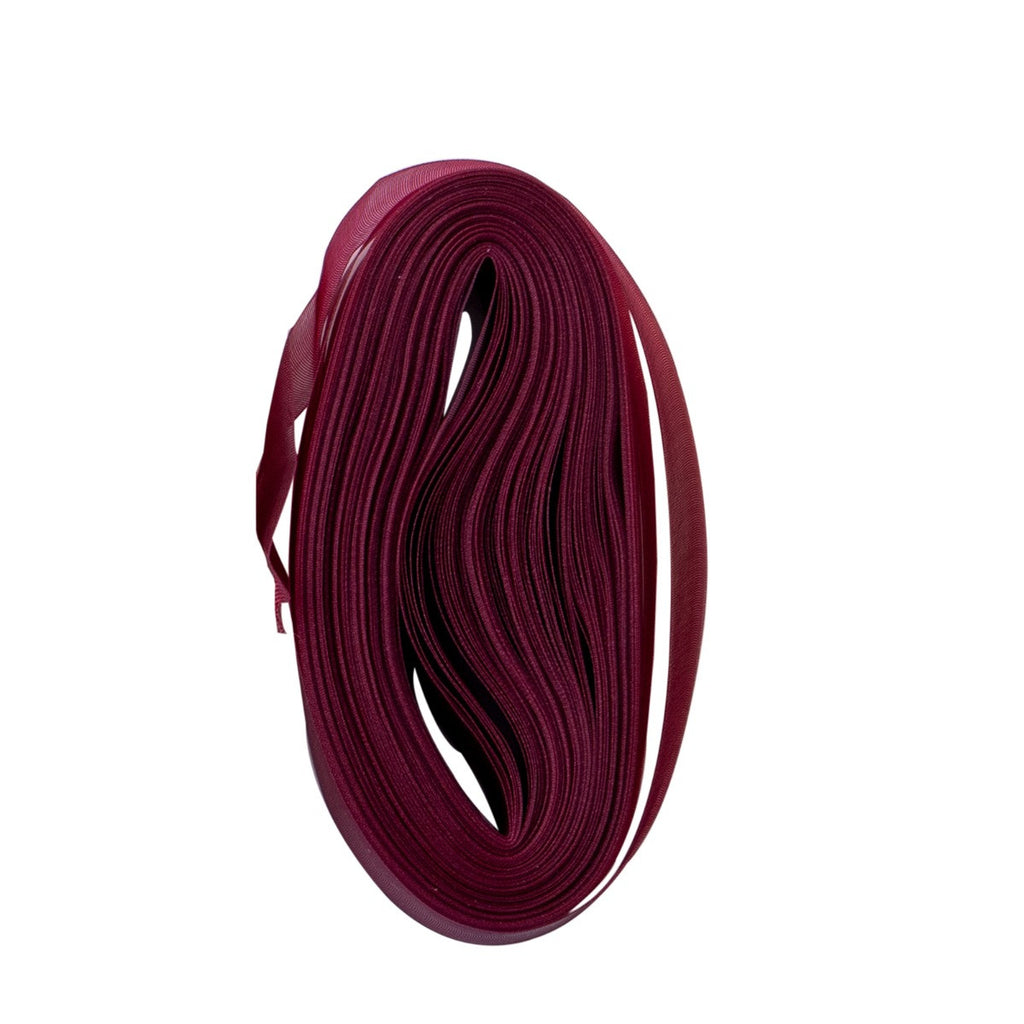20m Organza Woven Edge Ribbon - Raisin