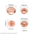 Trimming Shop S Spring Press Studs (pack of 10 sets)