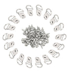 D Rings with Screws for Picture Frame Hanging - (Pack of 100)
