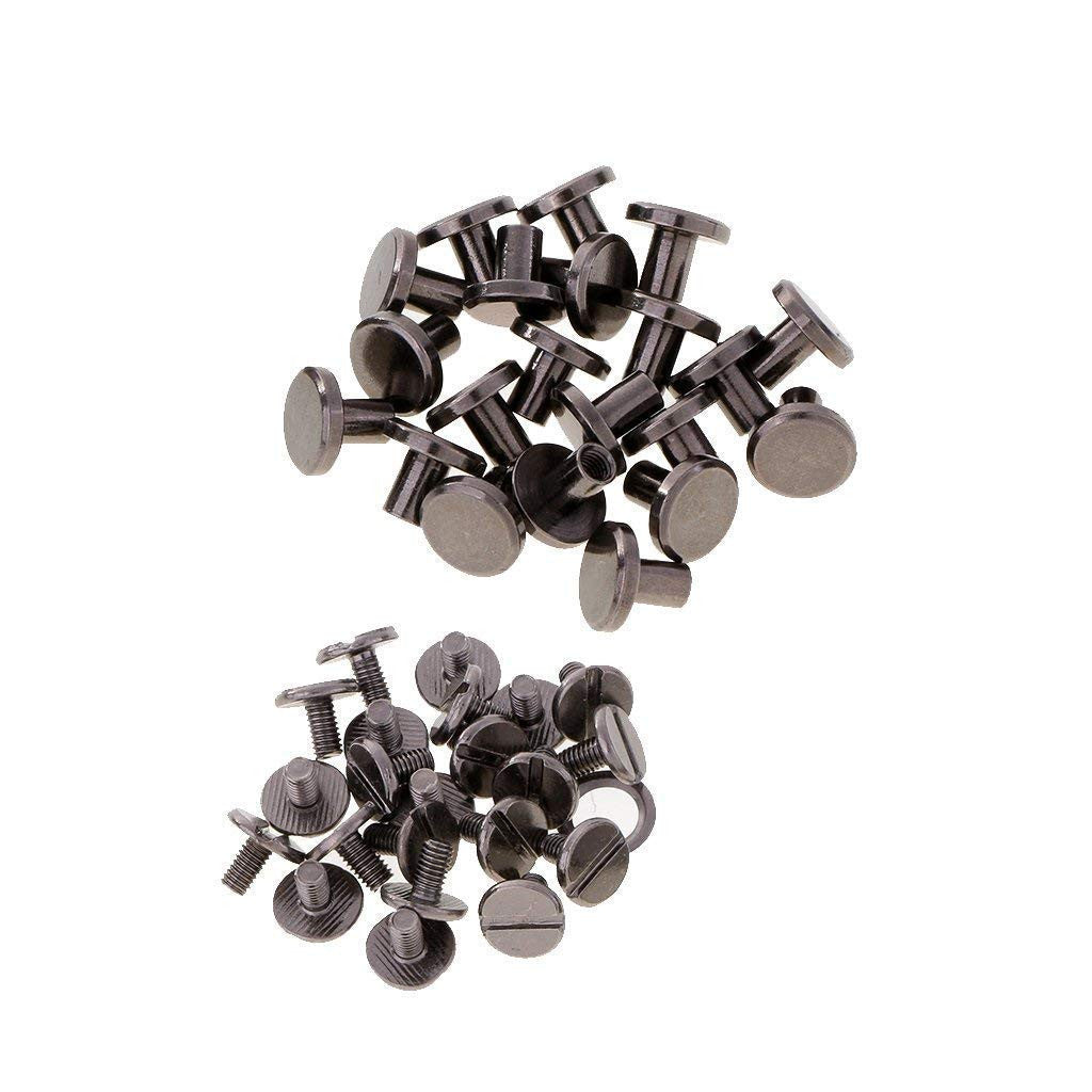 Chicago Screw Flat Head Rivets (Pack of 10)
