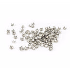 Round Dome Head Punk Spike Studs Rivets with Nail Prongs - (Pack of 100)