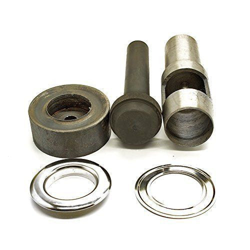 Brass Eyelets with Iron Hole Punch Hand Tool (Pack of 10)