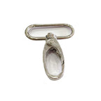 Swivel Clasp Snap Hooks with Rounded Rectangle Ring (Pack of 2)
