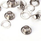 Brass Eyelets with Chrome Plating - (Pack of 100)
