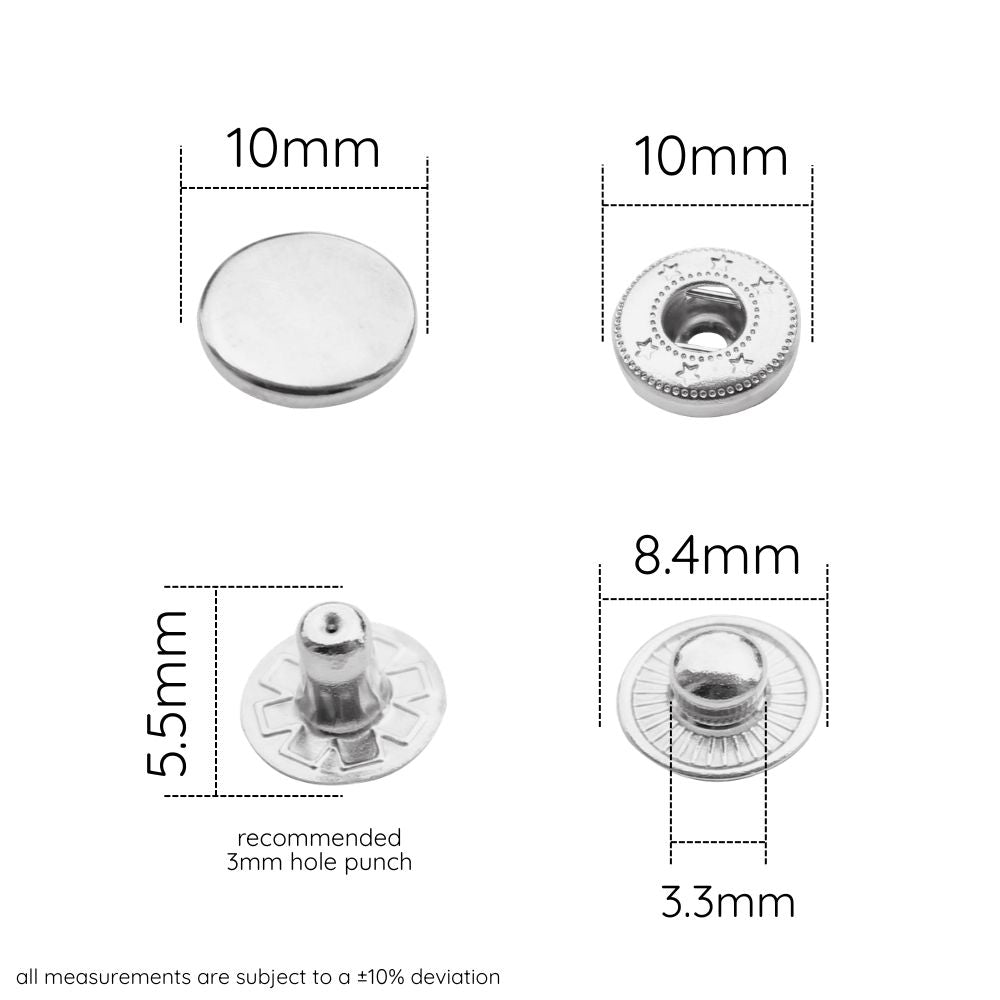 S Spring Press Studs