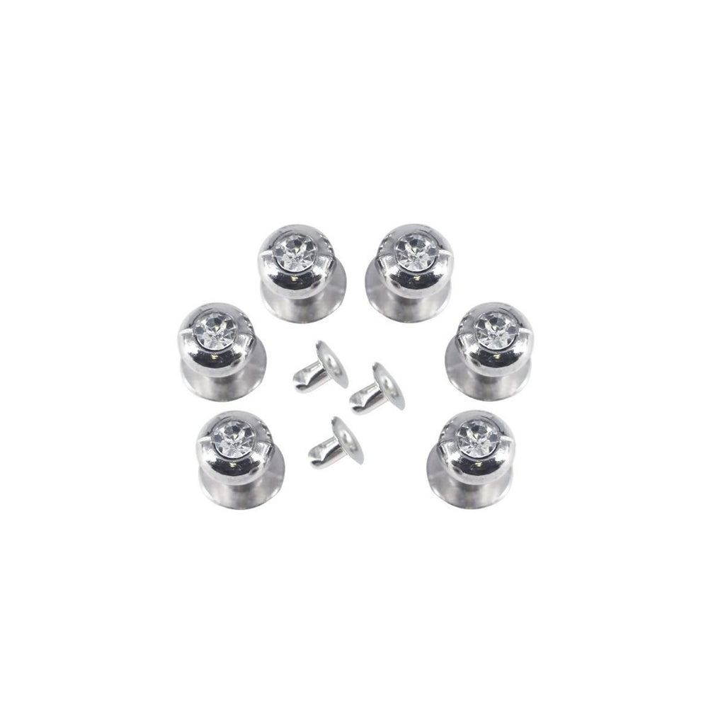 Diamante Studded Chicago Rivets (Pack of 100)
