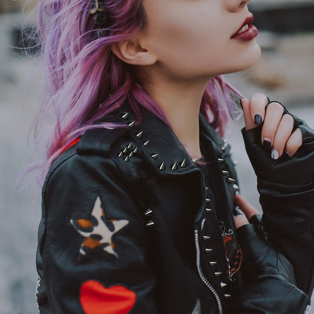 Screw Back Metal Cone Studs - (Pack of 50)