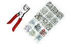 9.5mm Snap Poppers (Pack of 120) with Fixing Pliers