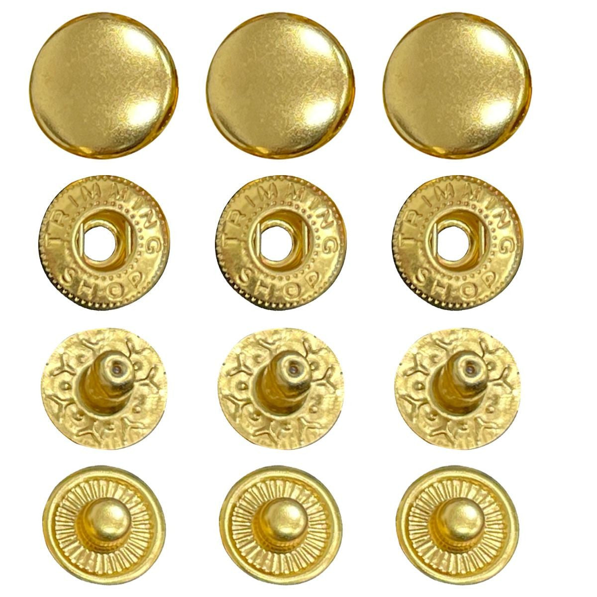 Trimming Shop S Spring Press Studs (pack of 10 sets)