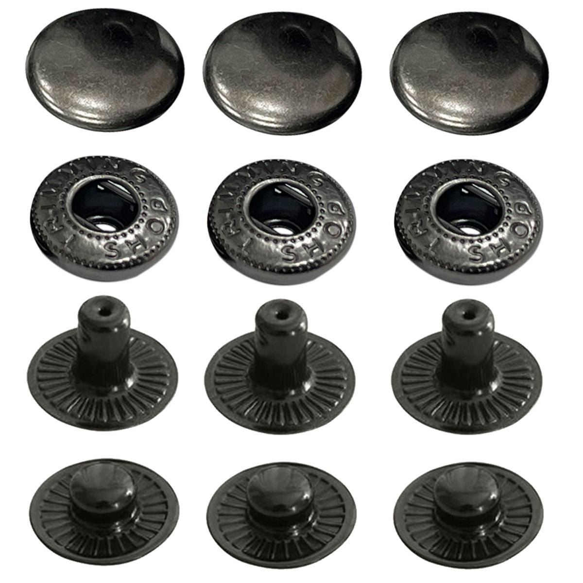 Trimming Shop S Spring Press Studs (pack of 10 sets)