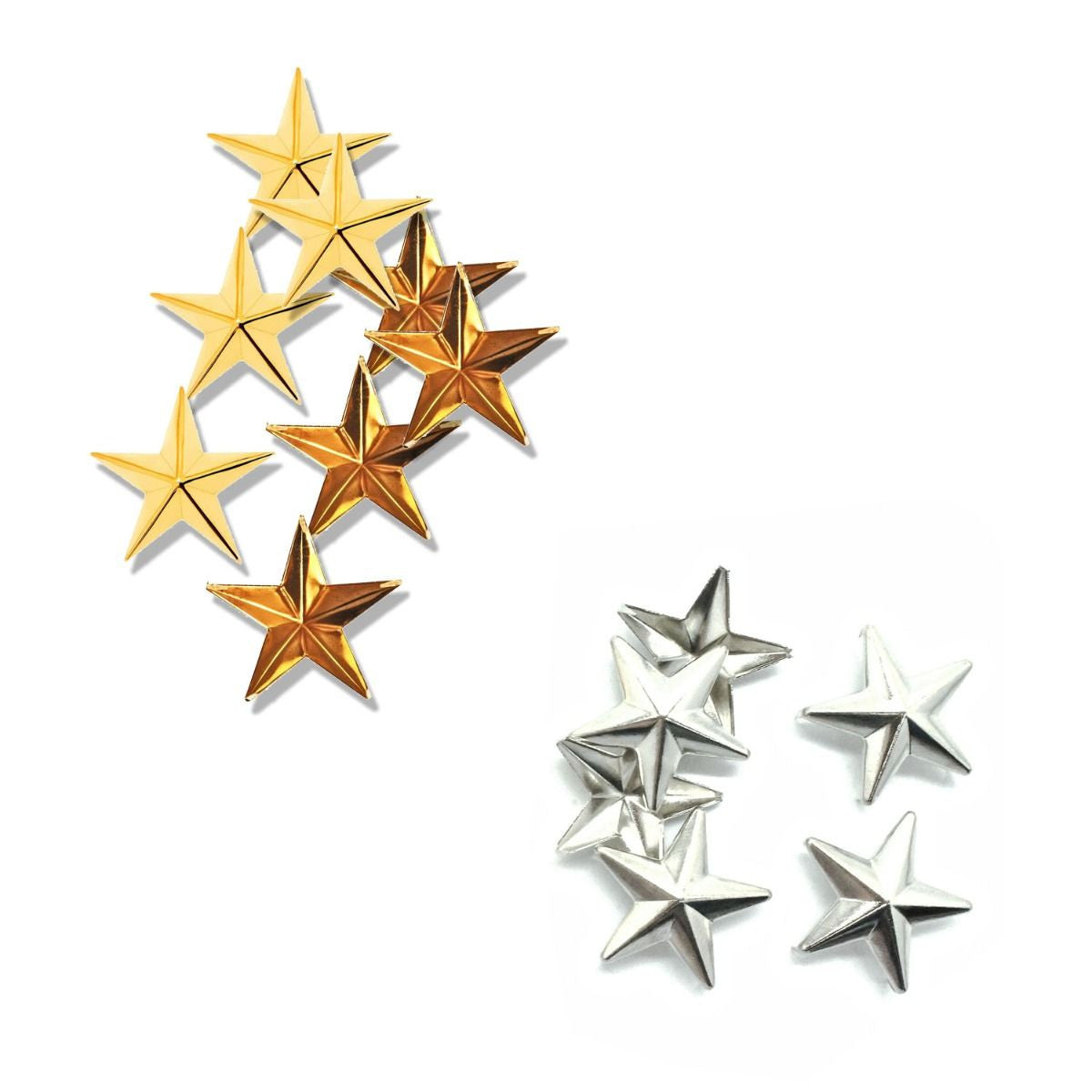 Star Head Punk Spike Studs (Pack of 25)