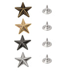 Star Shaped Studs with Back Pin Rivets (Pack of 50)