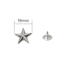 Star Studs with Back Pin Rivets (Pack of 50)