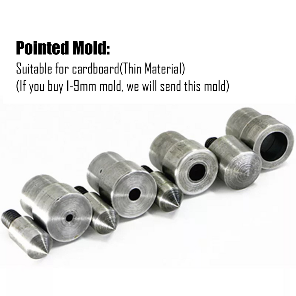 Hole Punch Die with Silver Base for Green Machine Hand Press