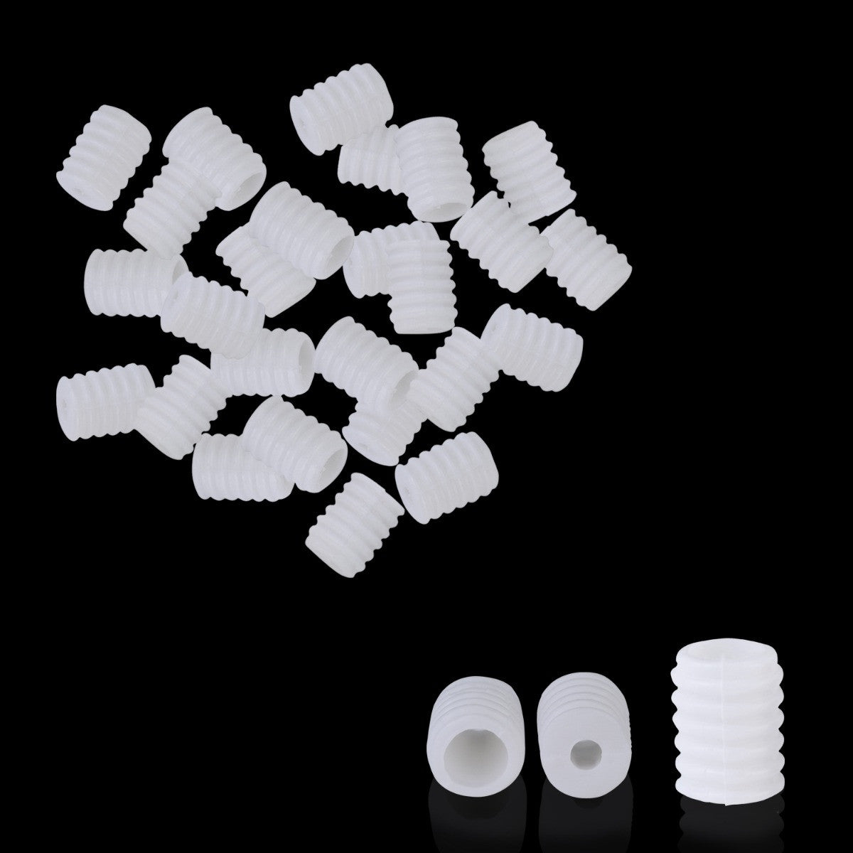 9mm x 6.5mm Silicone Cord Stoppers