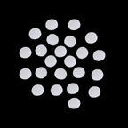 9.5mm Silicone Cord Locks Toggle Stopper