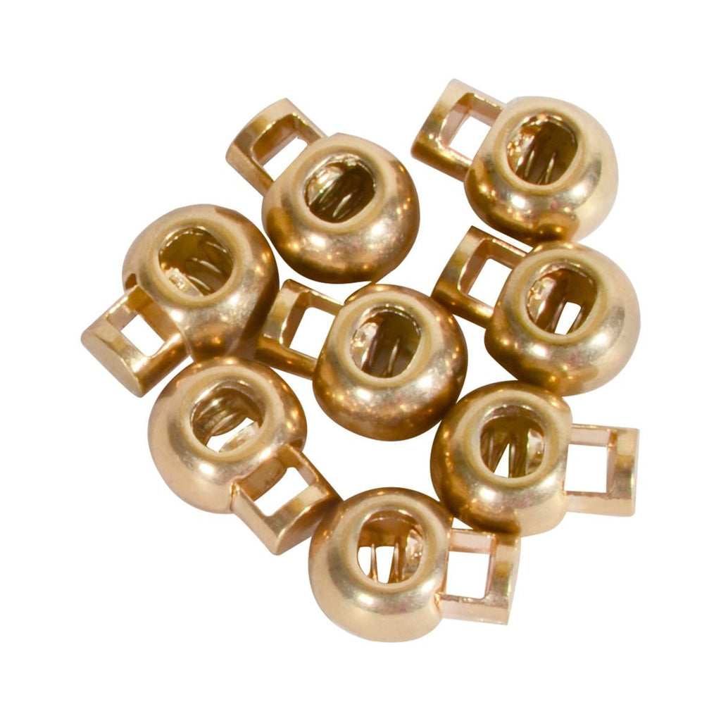 Metal Spring-Loaded Cord Stopper, 21mm x 16mm - (Pack of 2)