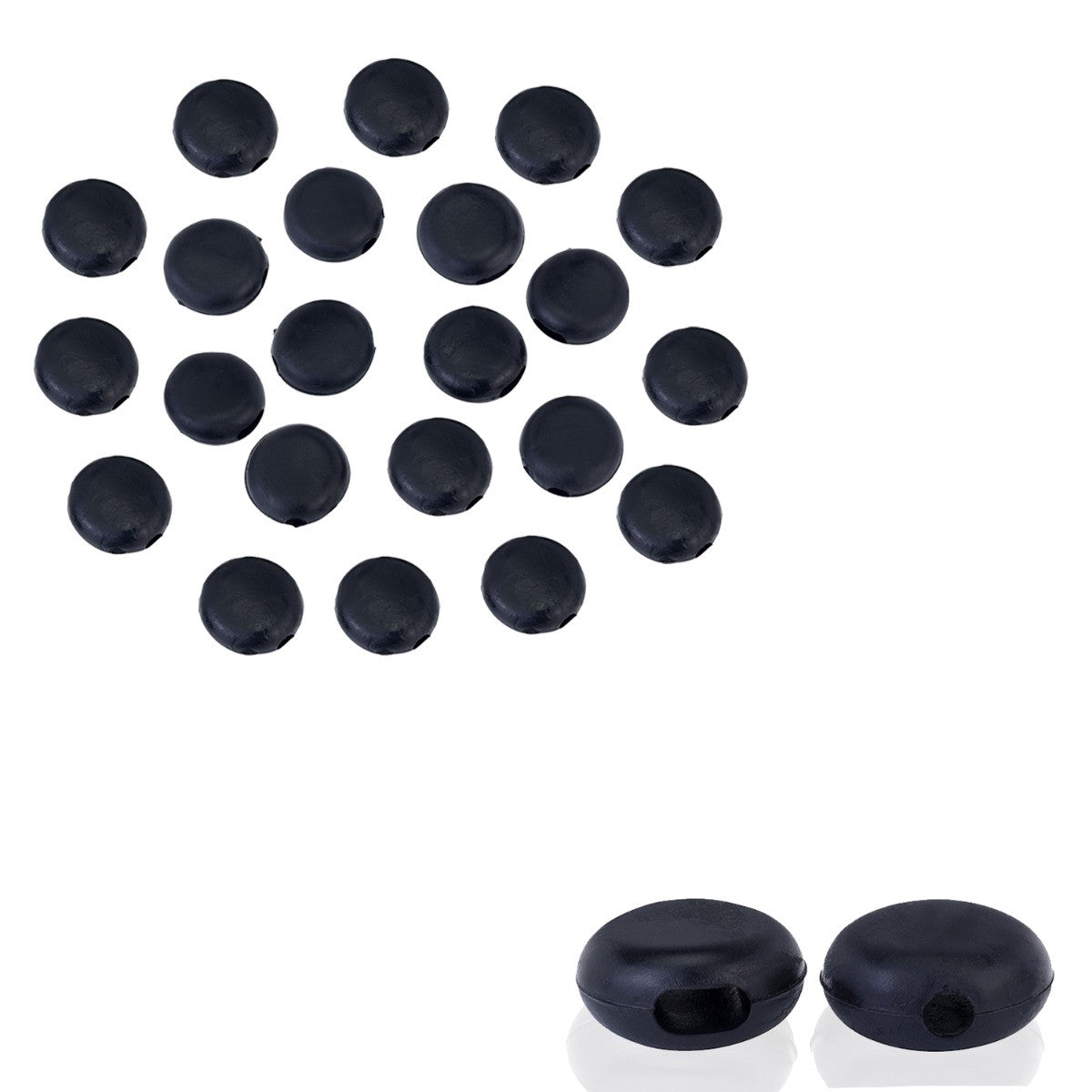 9.5mm Silicone Cord Locks Toggle Stopper