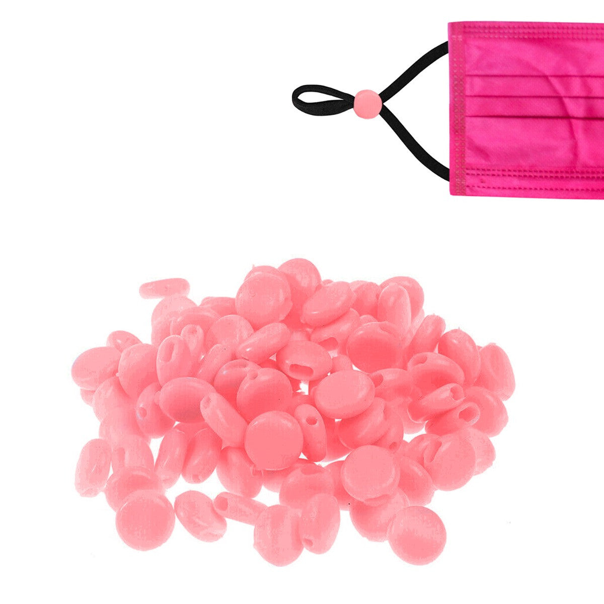 9.5mm Silicone Cord Locks Toggle Stopper