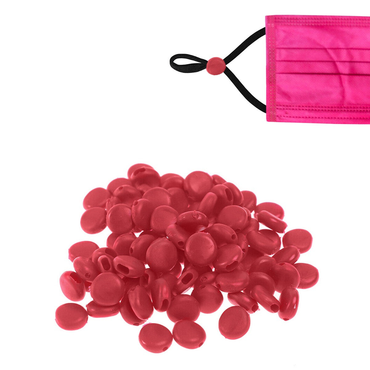 9.5mm Silicone Cord Locks Toggle Stopper