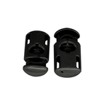 Plastic Cord Stoppers (Pack of 2)- Black