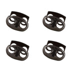 Metal Cord Lock Spring Loaded Stop Toggle Fastener - (Pack of 2)