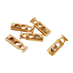 Metal Spring-Loaded Cord Stopper, 26mm x 9mm - (Pack of 2)