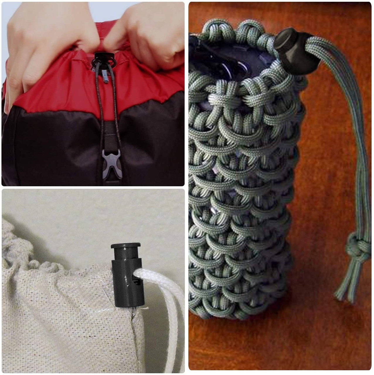 Small Spring Round Cord Stoppers Lock Toggles