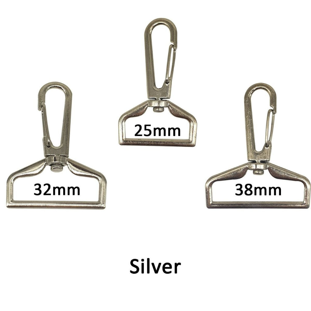 Swivel Lobster Clasp Snap Hook with Square D-Ring (Pack of 1)