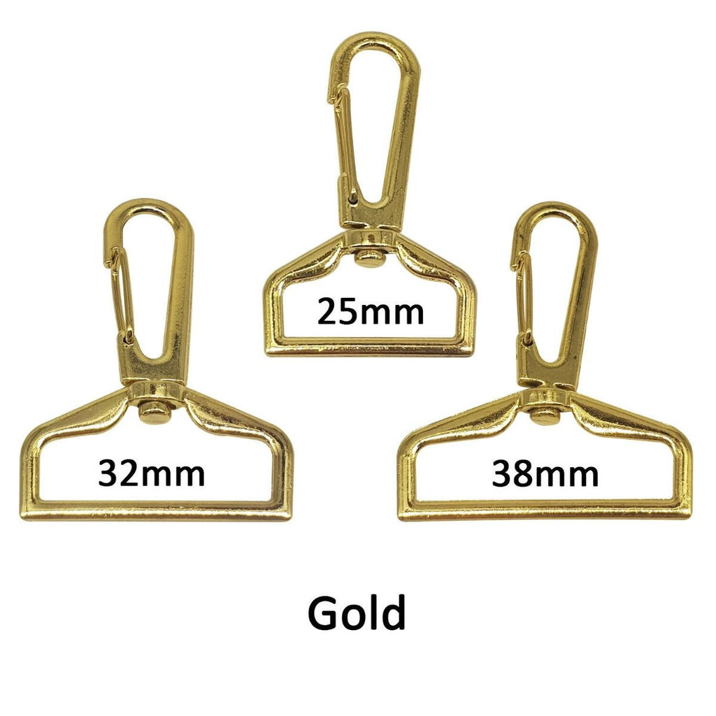 Swivel Lobster Clasp Snap Hook with Square D-Ring (Pack of 1)