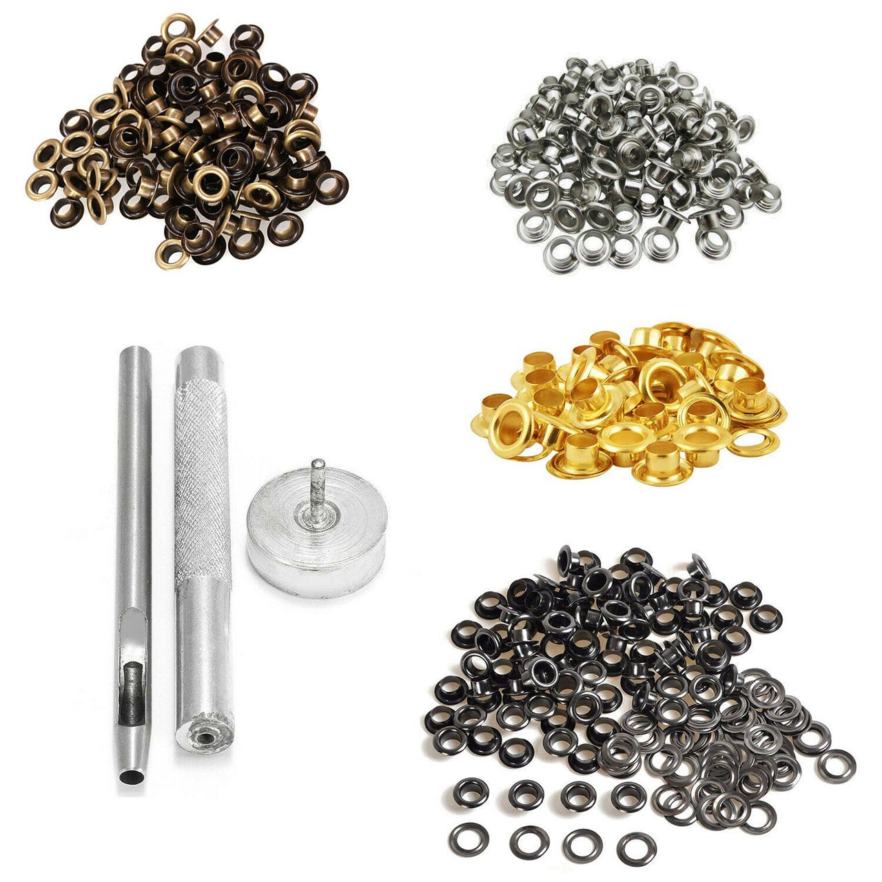 Eyelets with Tool Set - (Pack of 100)