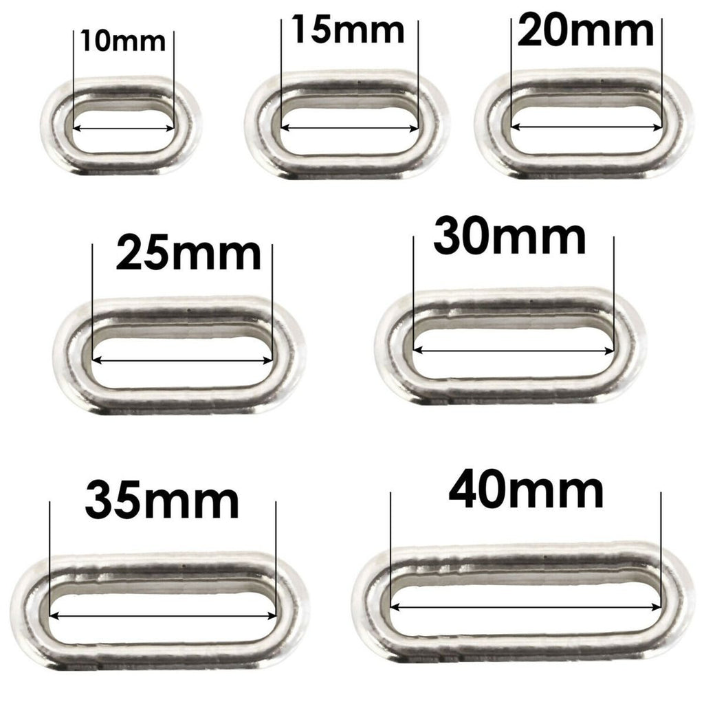 Brass Oval Eyelets with Washers and Fixing Hand Tool (Pack of 50)