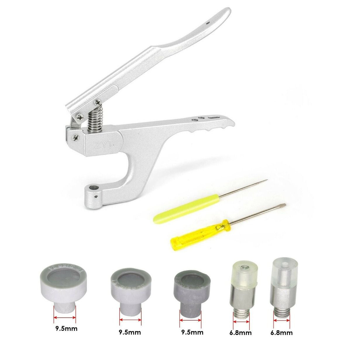 KAM Snap Die Set and ZYT Hand Press Pliers