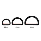 Plastic D-Rings - (Pack of 10)