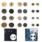 Brass Flat Head Studs - (Pack of 100)