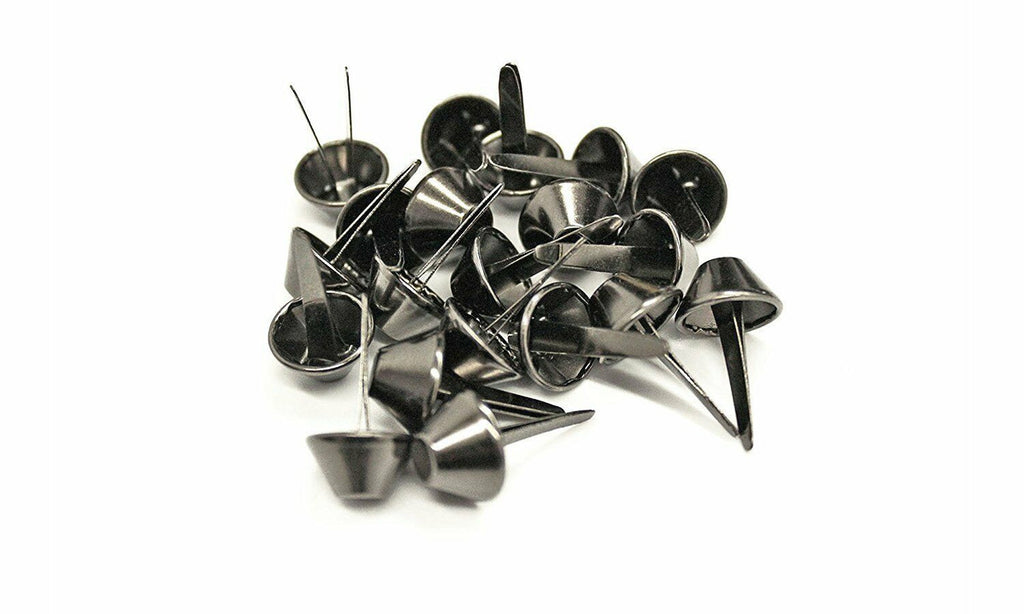 Brass Bucket Shape Double Feet Split Rivets (Pack of 50)