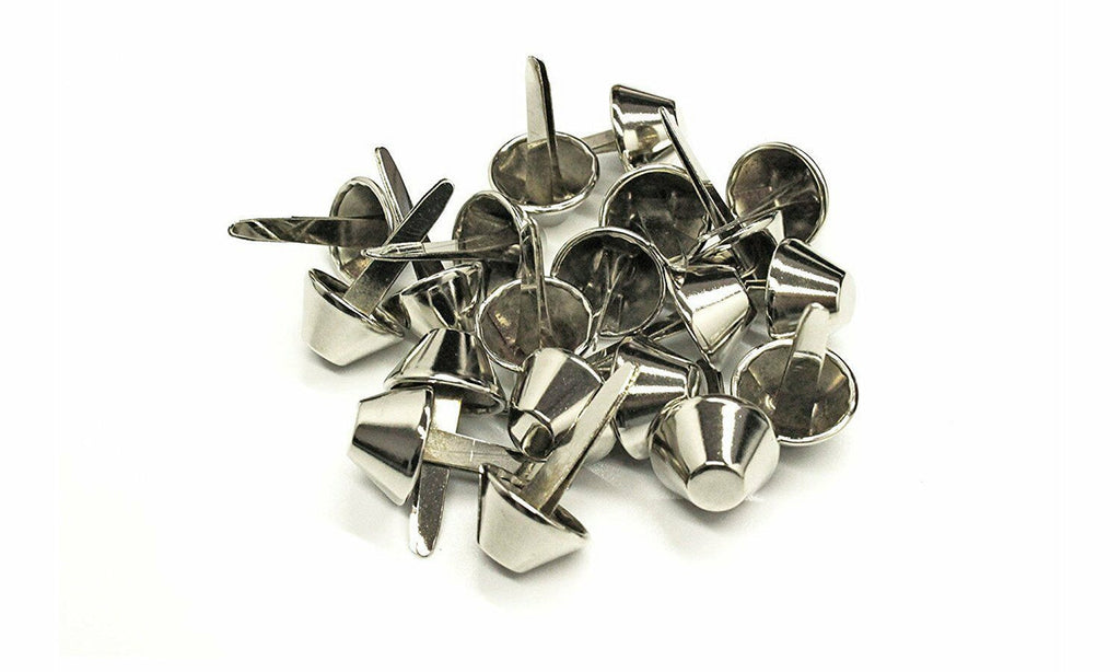 Brass Bucket Shape Double Feet Split Rivets (Pack of 50)