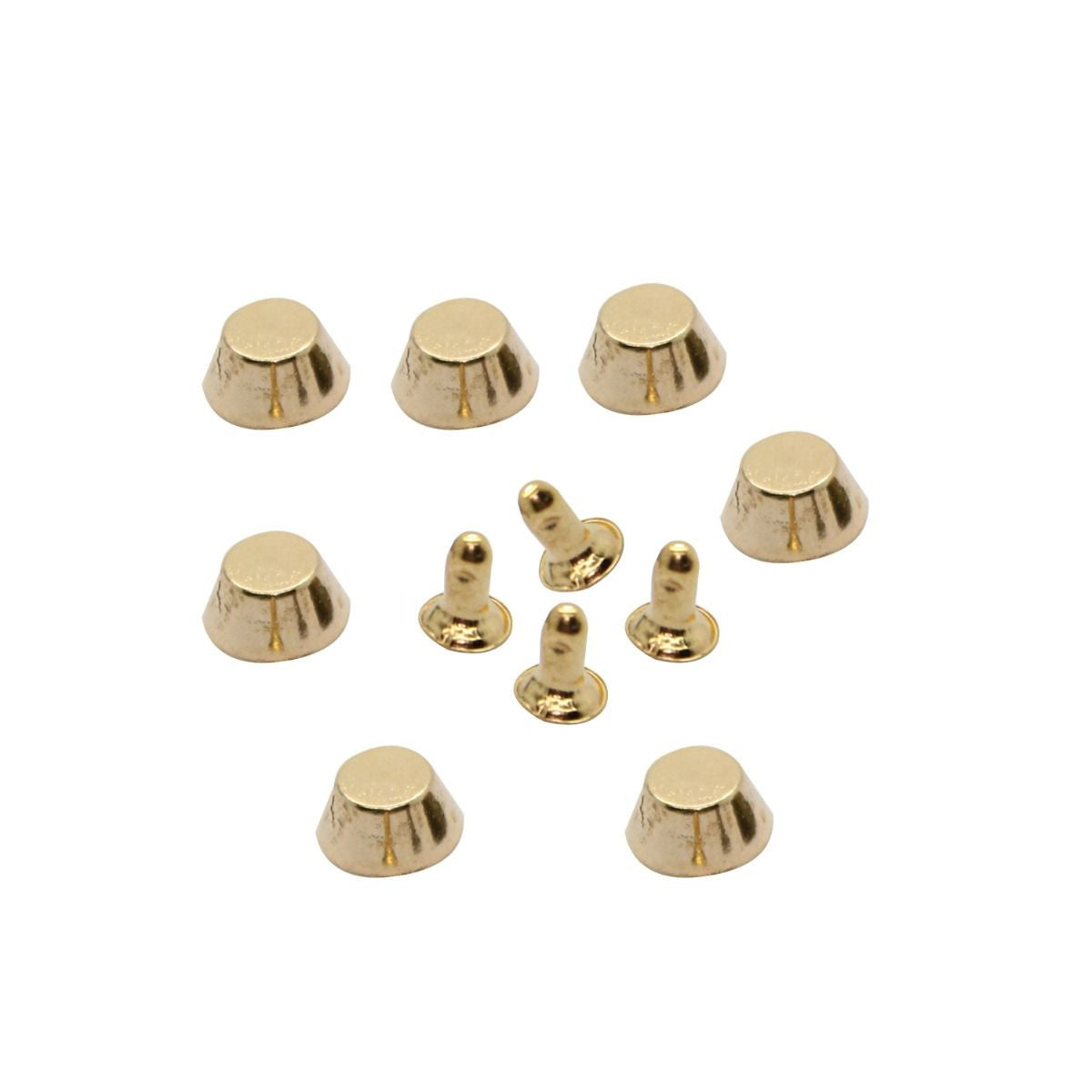 10mm Flat Head Mushroom Stud - (Pack of 100)