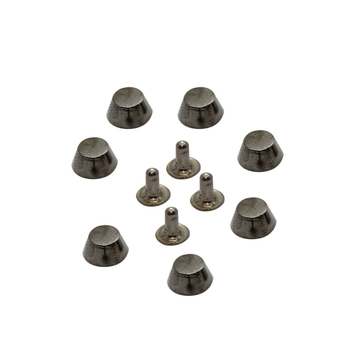10mm Flat Head Mushroom Stud - (Pack of 100)