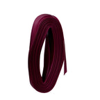 20m Organza Woven Edge Ribbon - Wine