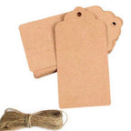 Blank Kraft Gift Tags (4cm x 7cm) - Pack of 100
