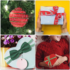 25mm Double Sided Ribbon - Christmas Themed