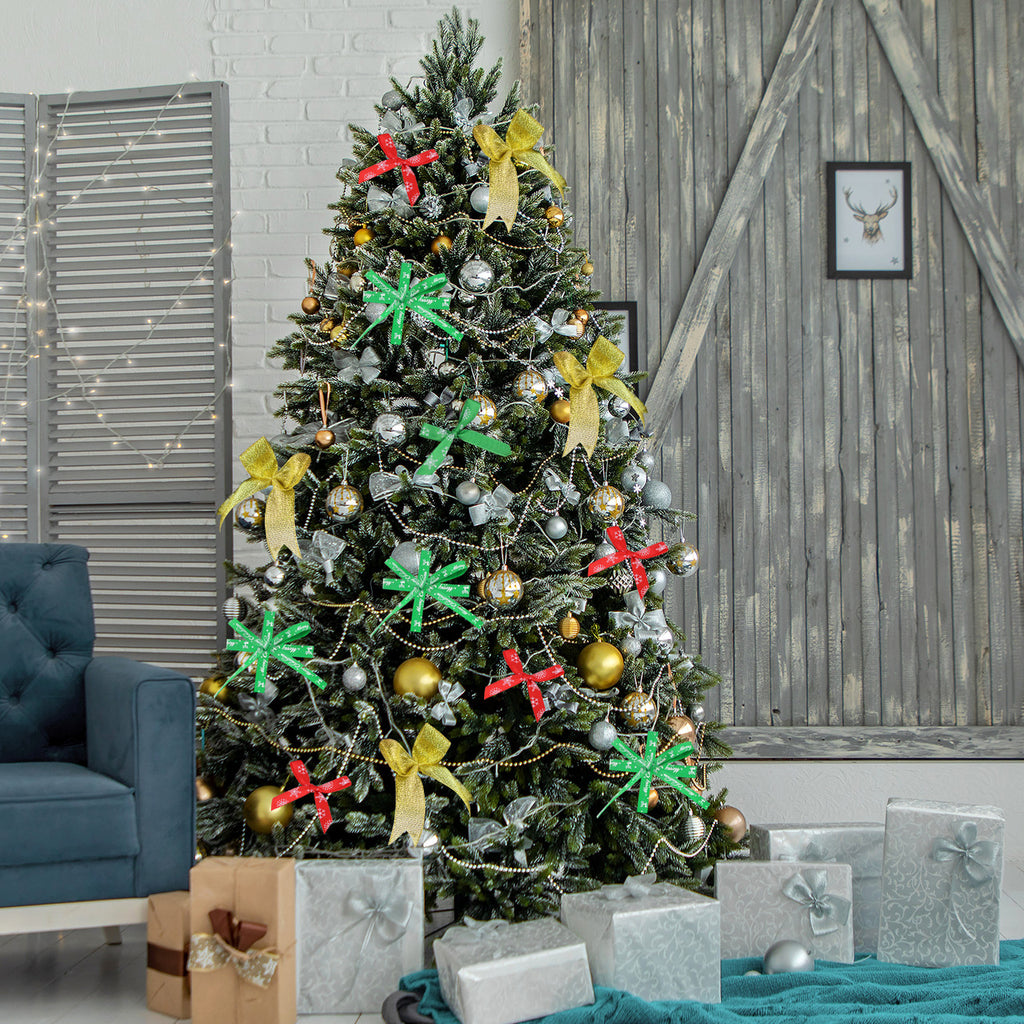 20mm Double Sided Ribbon - Christmas Trees